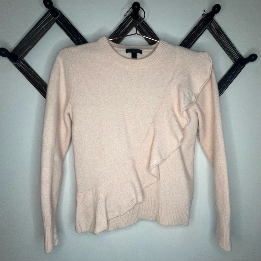 J Crew Ruffle Sweater - Picture 3 of 9